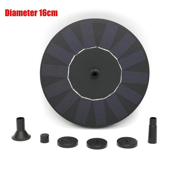 ZenFlow Fountain - Duurzame Zonne-energie Tuinaccessoire