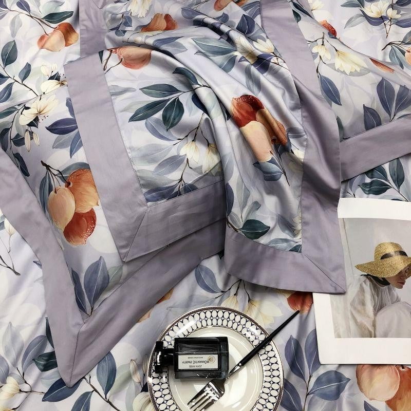 Lavender Bloom – Luxe Dekbedovertrekset van Egyptisch Katoen