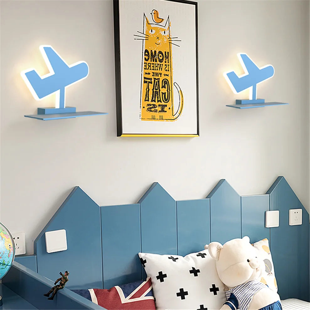 SkyFlyer Lamp - Speelse Cartoon LED Wandlamp