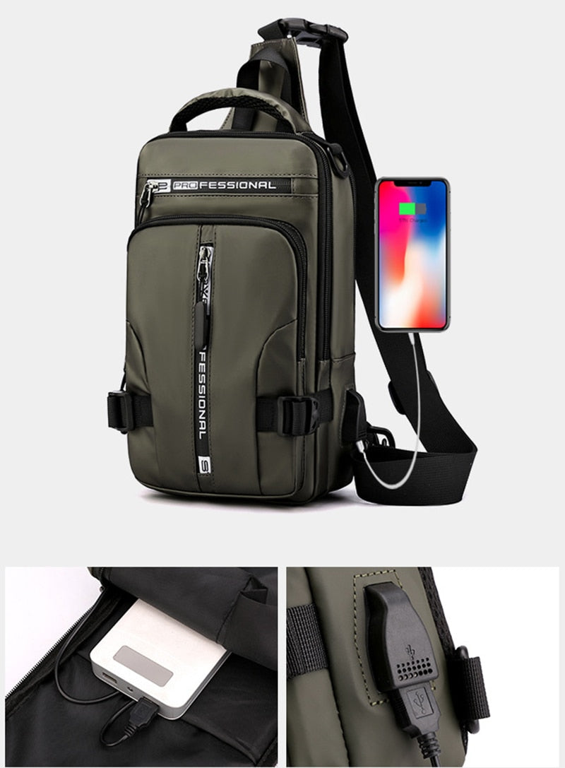 CityTrek Bag - Stijlvolle Waterdichte Oxford Crossbody