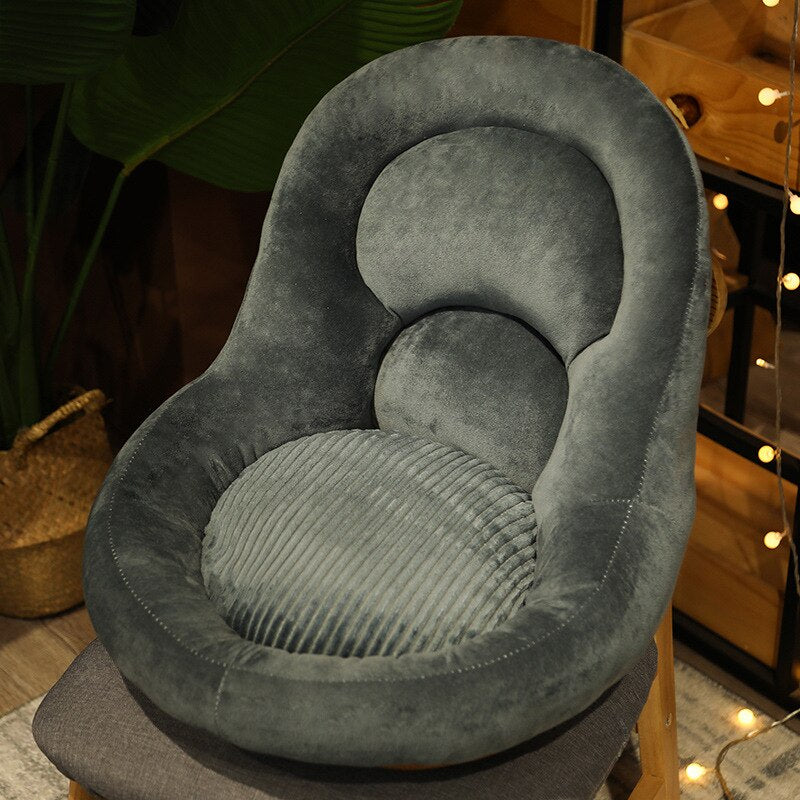 Comfortabele Rug- en Bilondersteuning met Luxe Kussen