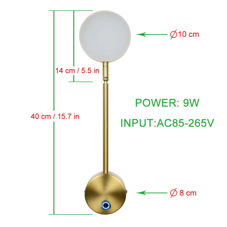 BrightLume – Stijlvolle Dimbare LED Wandlamp