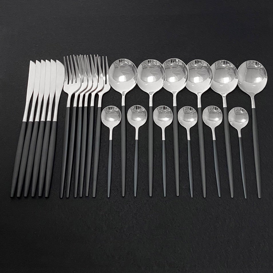 RoyalGlimmer Gouden Bestekset - Gouden Bestekset voor een Luxueuze Tafelsetting