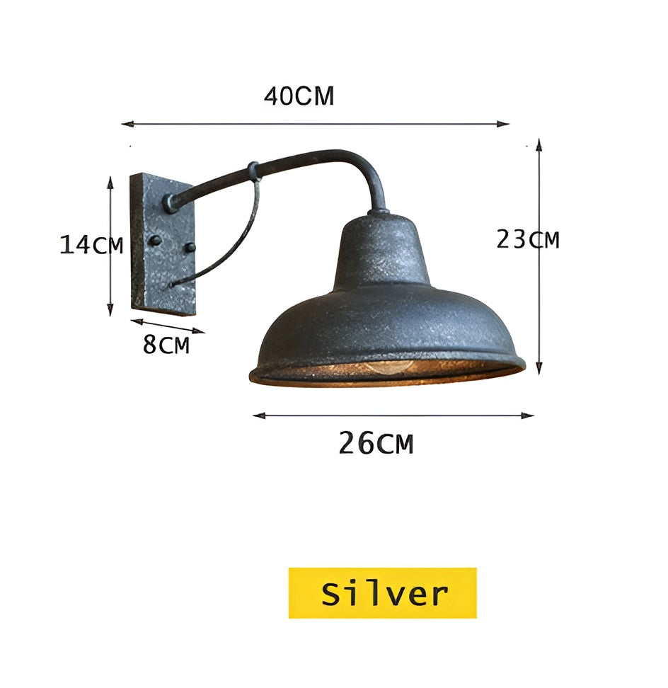 Vintage Barn Wandlamp - Industriële Vintage Wandlamp voor Sfeervolle Verlichting