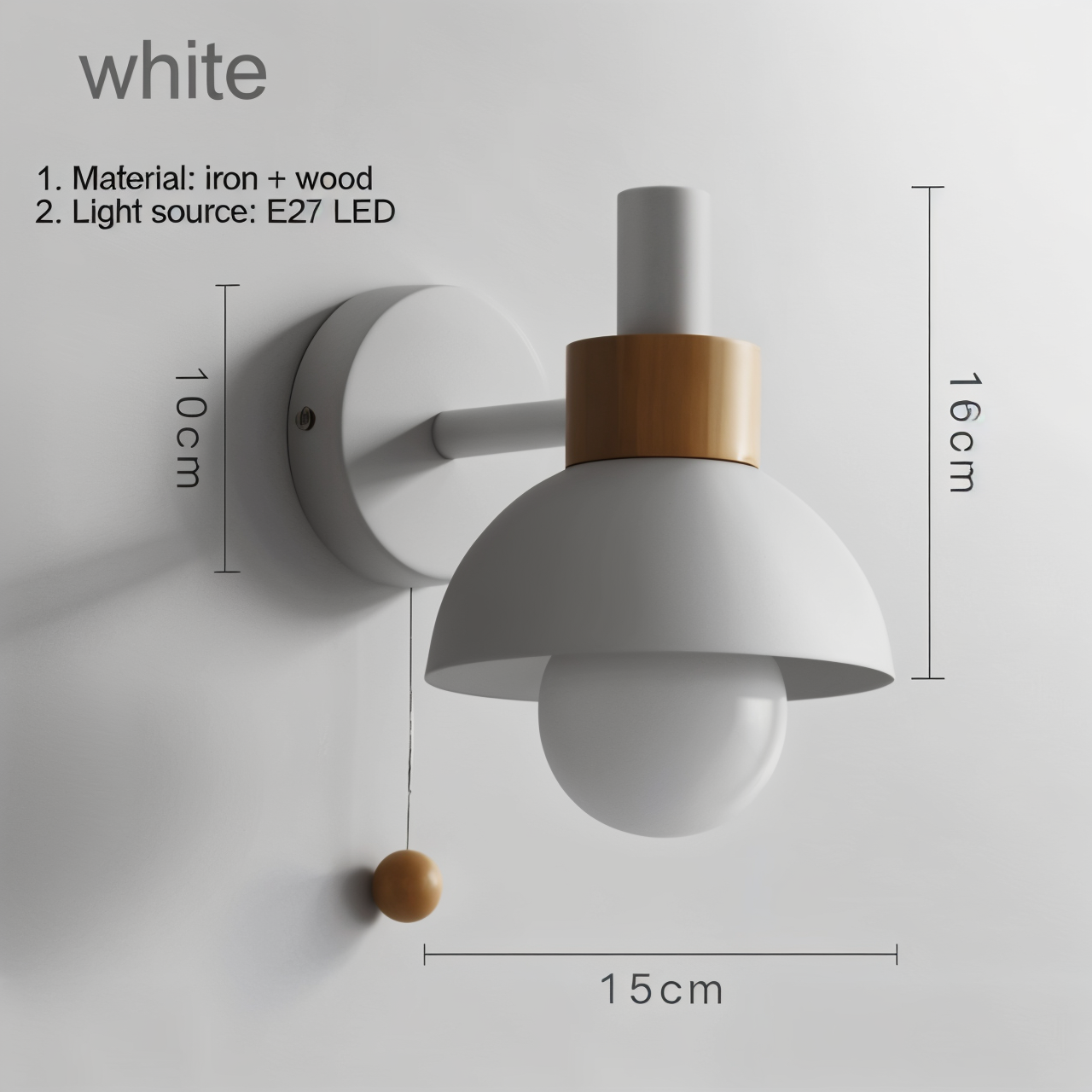 Moderne Macaron Wandlamp - Elegante Verlichting voor Elke Ruimte