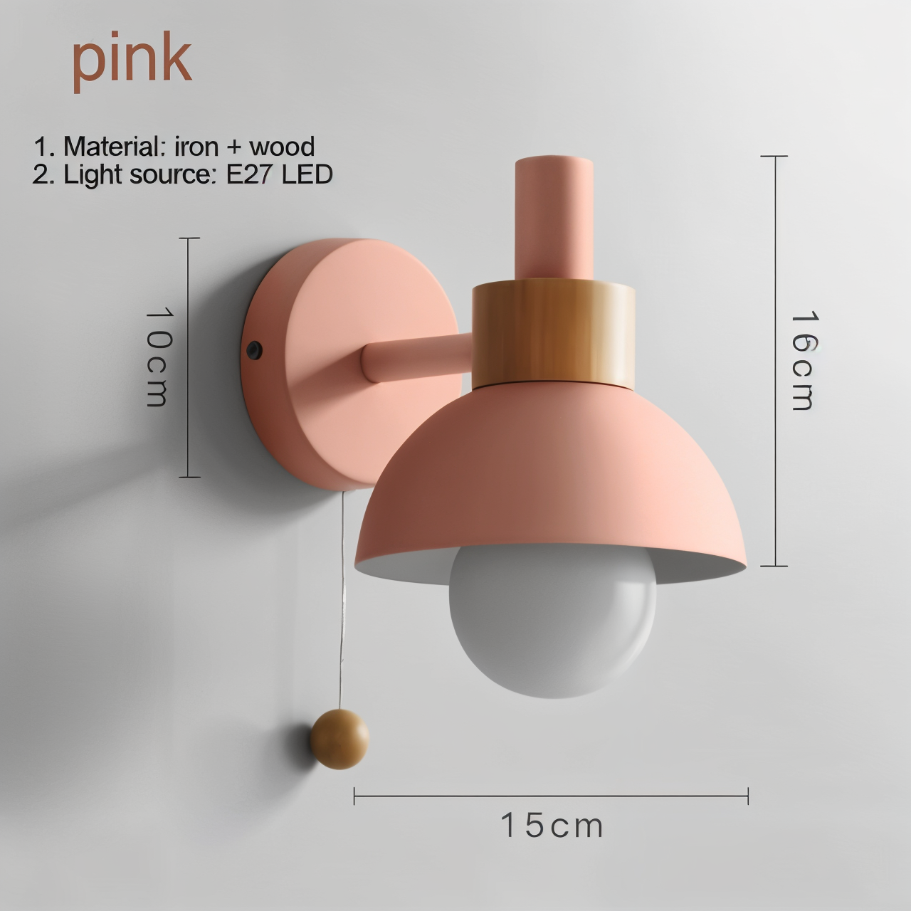 Moderne Macaron Wandlamp - Elegante Verlichting voor Elke Ruimte