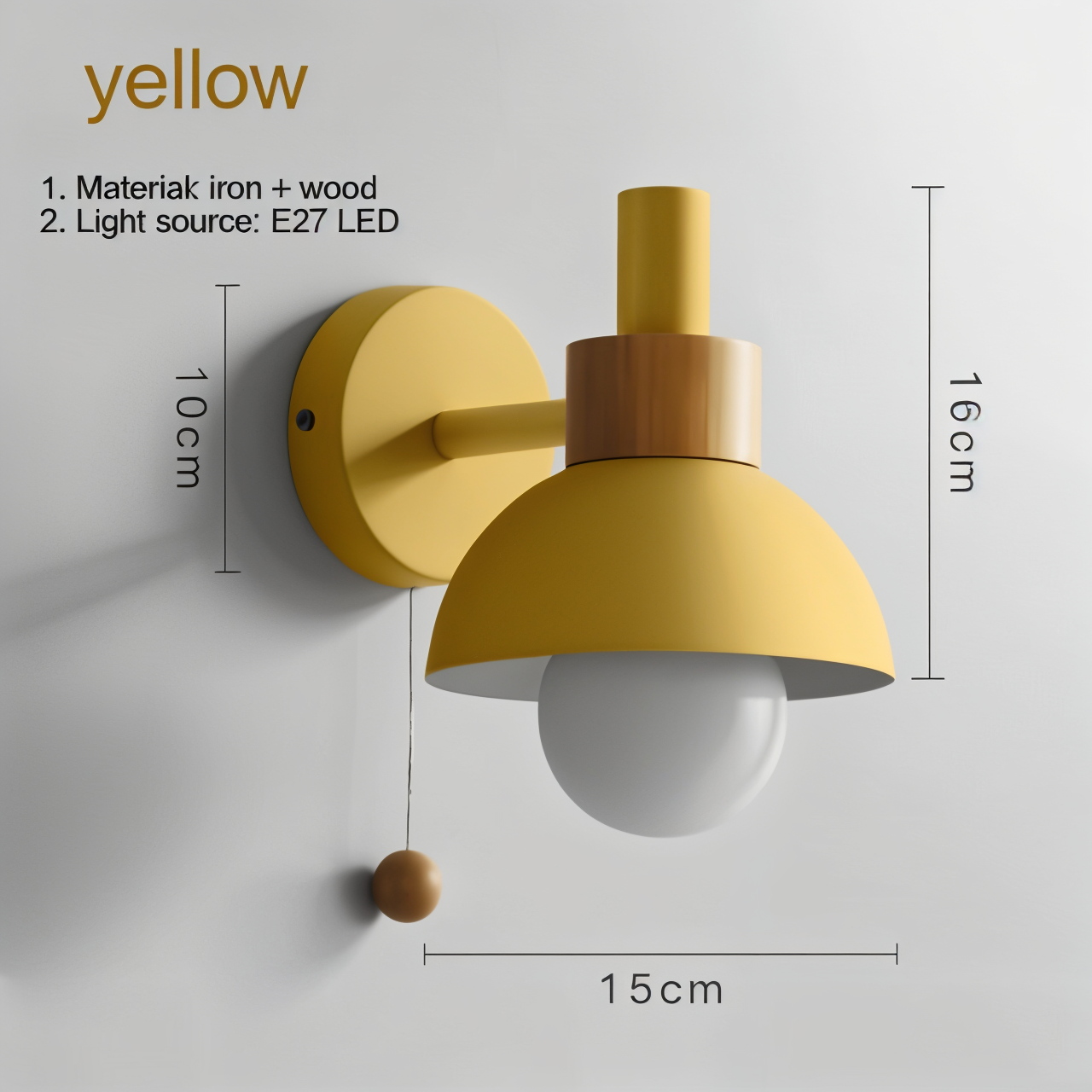 Moderne Macaron Wandlamp - Elegante Verlichting voor Elke Ruimte