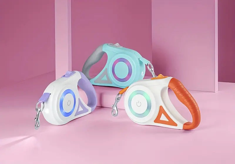 SafeWalk Leash – Verlichte Hondriem voor Veilig Wandelen