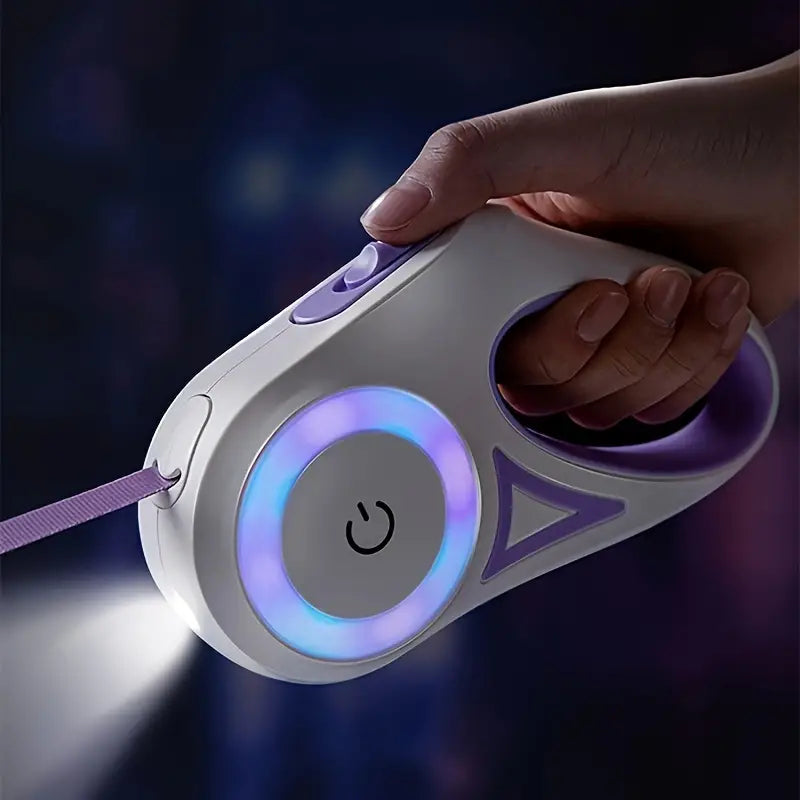 SafeWalk Leash – Verlichte Hondriem voor Veilig Wandelen
