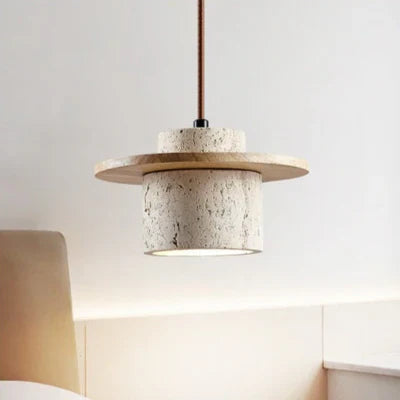 EarthLuxe Chandelier - Luxe Travertin Design Kroonluchter