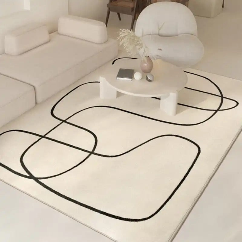 Abstract Weave – Luxe Wollen Vloerkleed met Design