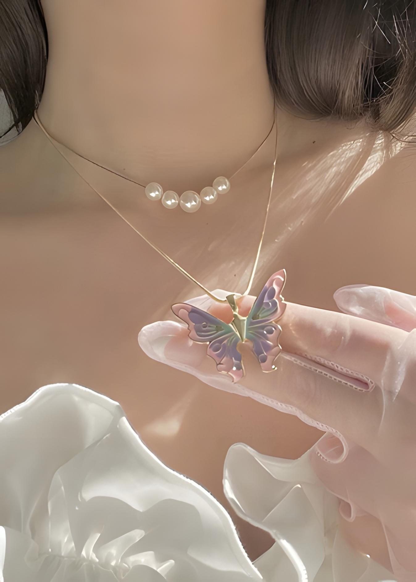 FairyWing Necklace - Betoverende Vlinder Hanger