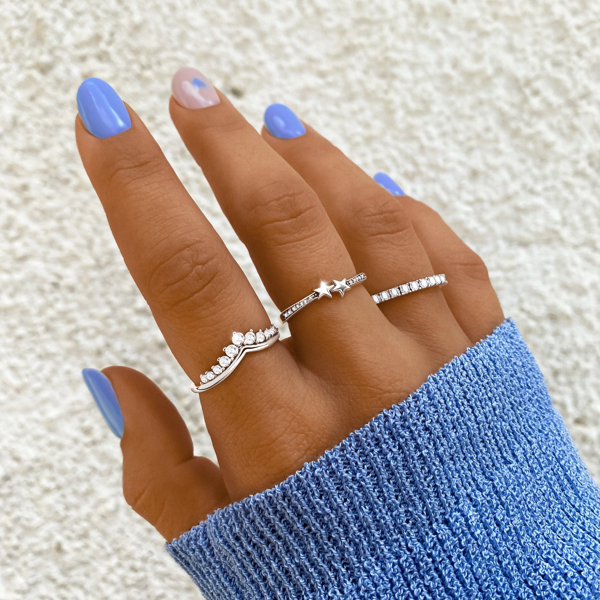 Allegra Zirkonia Crown Ring - A Touch of Elegance