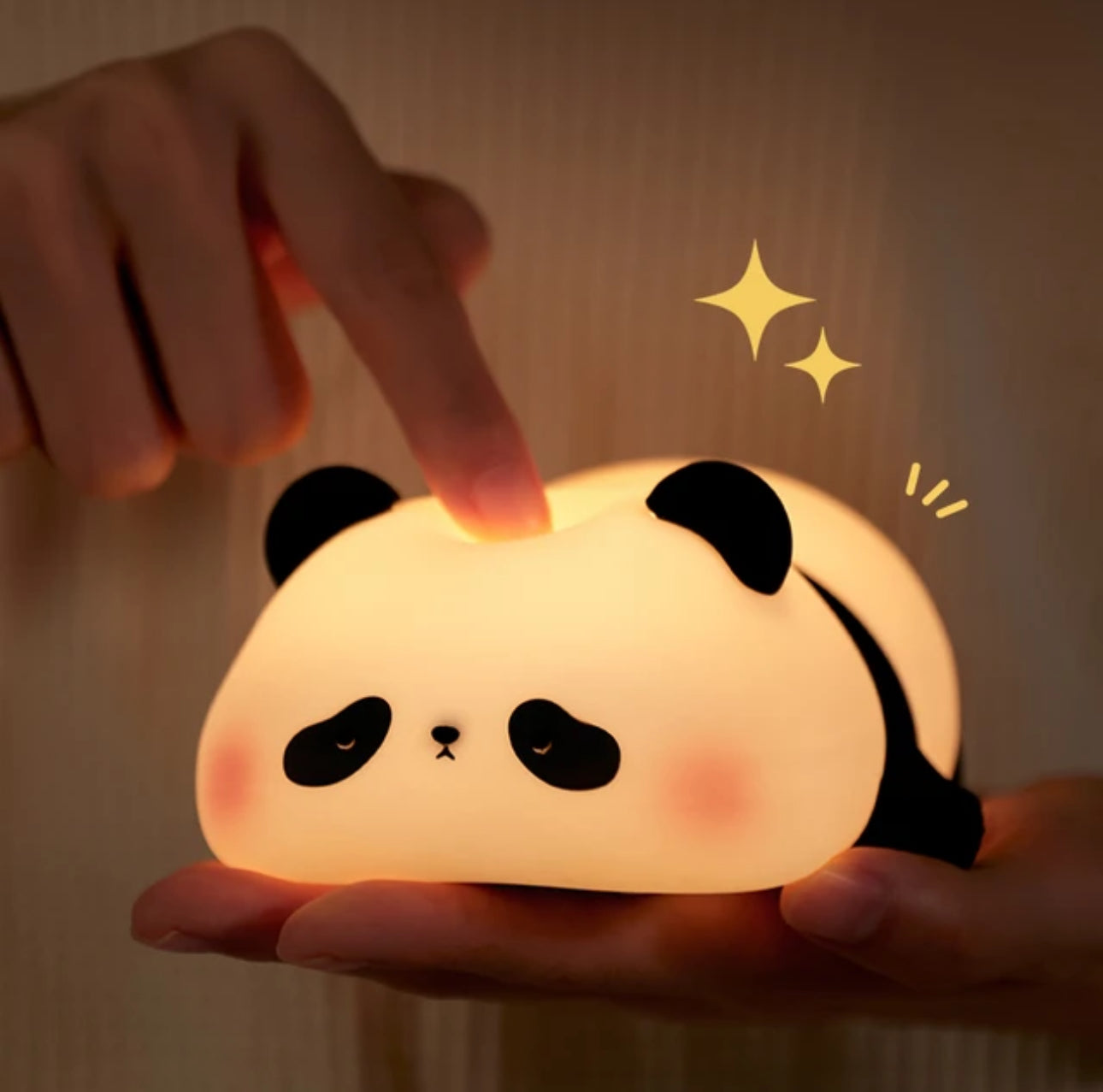 CuddlePanda Nachtlampje - Kleurrijke LED Panda voor Kinderen