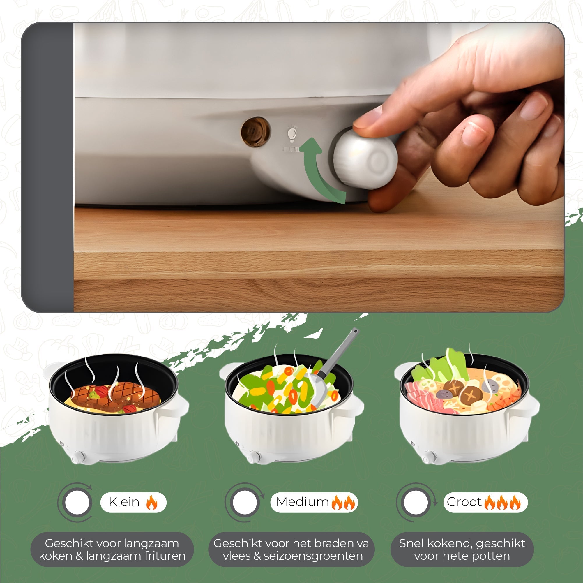 FlexiCooker – Stijlvolle Elektrische Multikoker voor Koken