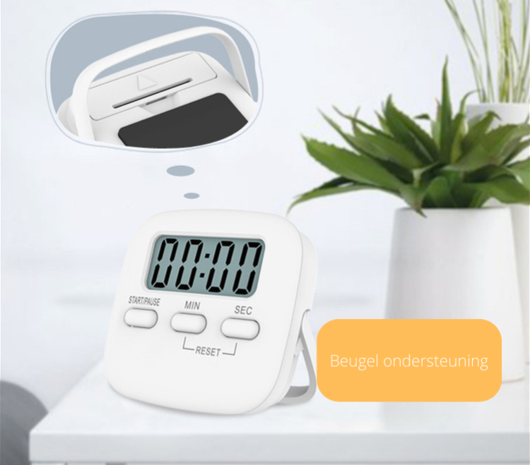 MagnoTimer – Stijlvolle Digitale Kookwekker met Stand