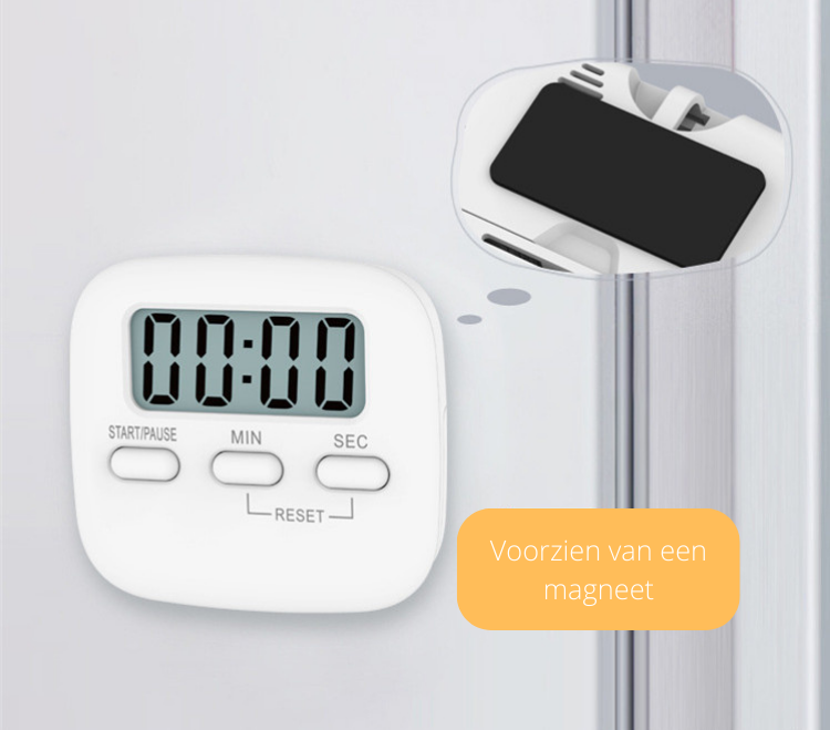 MagnoTimer – Stijlvolle Digitale Kookwekker met Stand