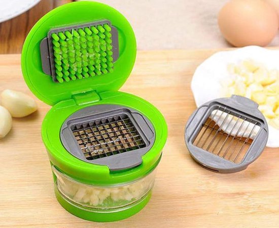 GarlicPress Pro - Compacte Knoflookpers met Reservoir