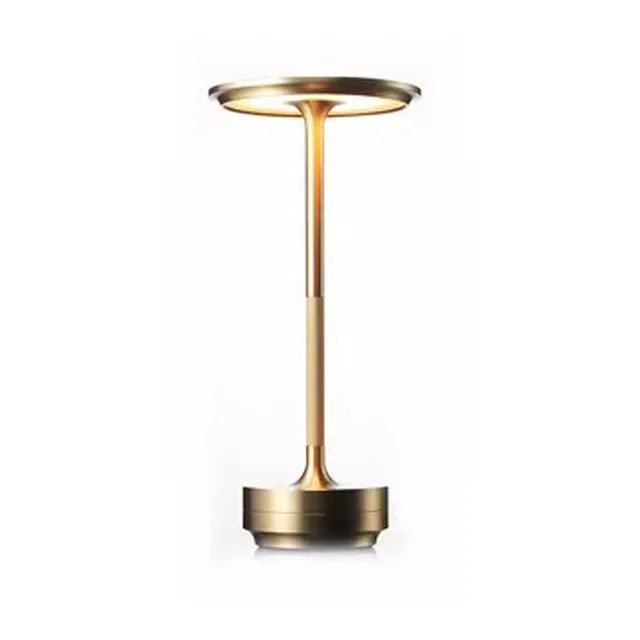 Industriële Dimbare Lamp met Rustiek Design – Zilver & Goud