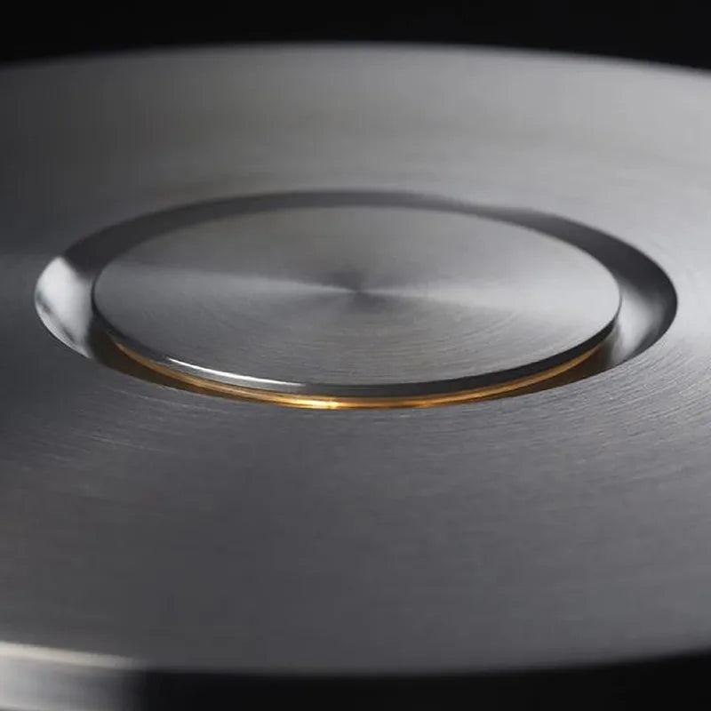 Industriële Dimbare Lamp met Rustiek Design – Zilver & Goud