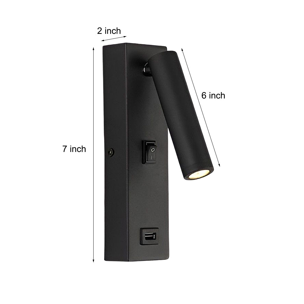 ArtiLicht Luxe Wandlamp met Verstelbare LED en USB-Oplaadpoort