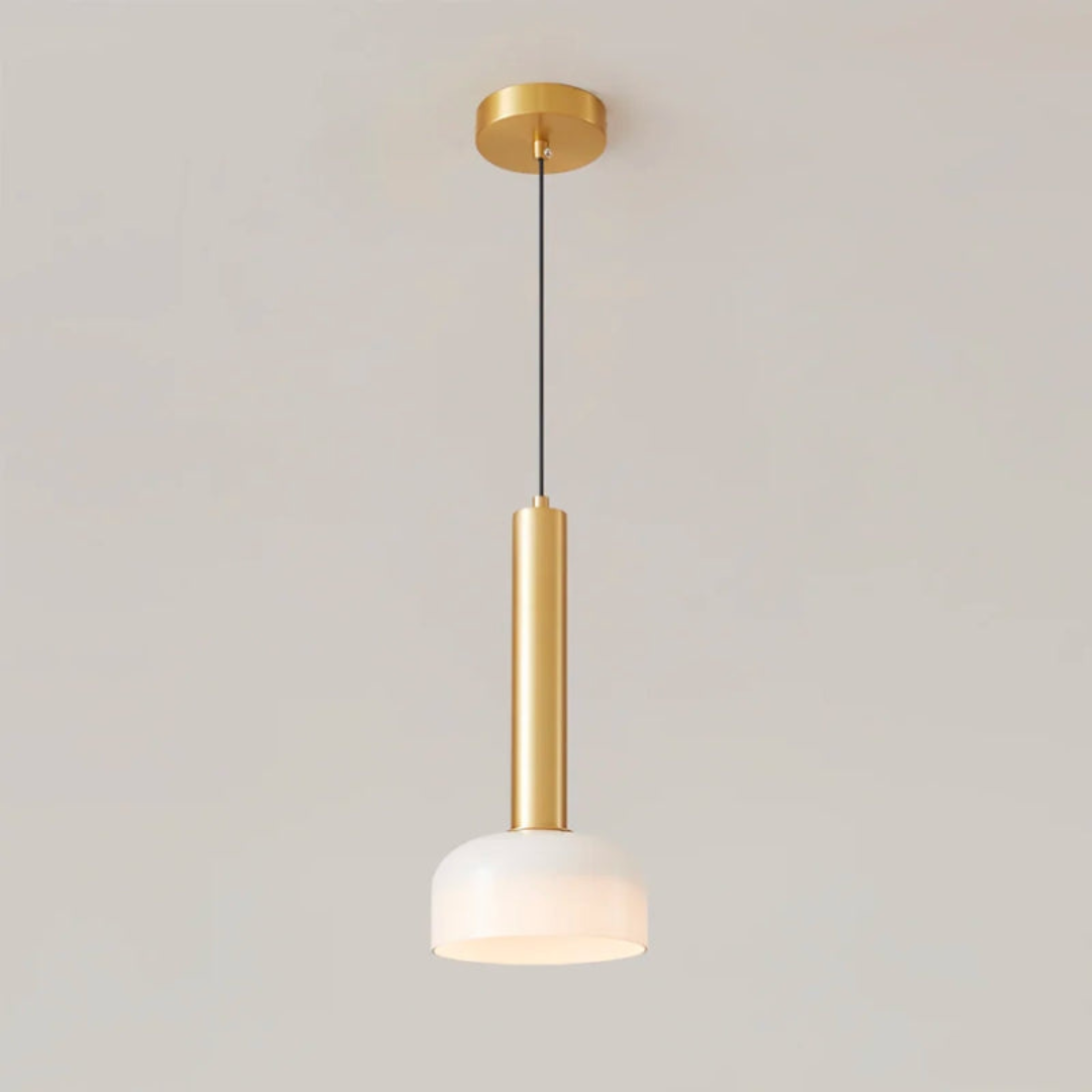 Luxe Minimalistische LED Hanglamp in Koper – Verstelbaar en Elegant