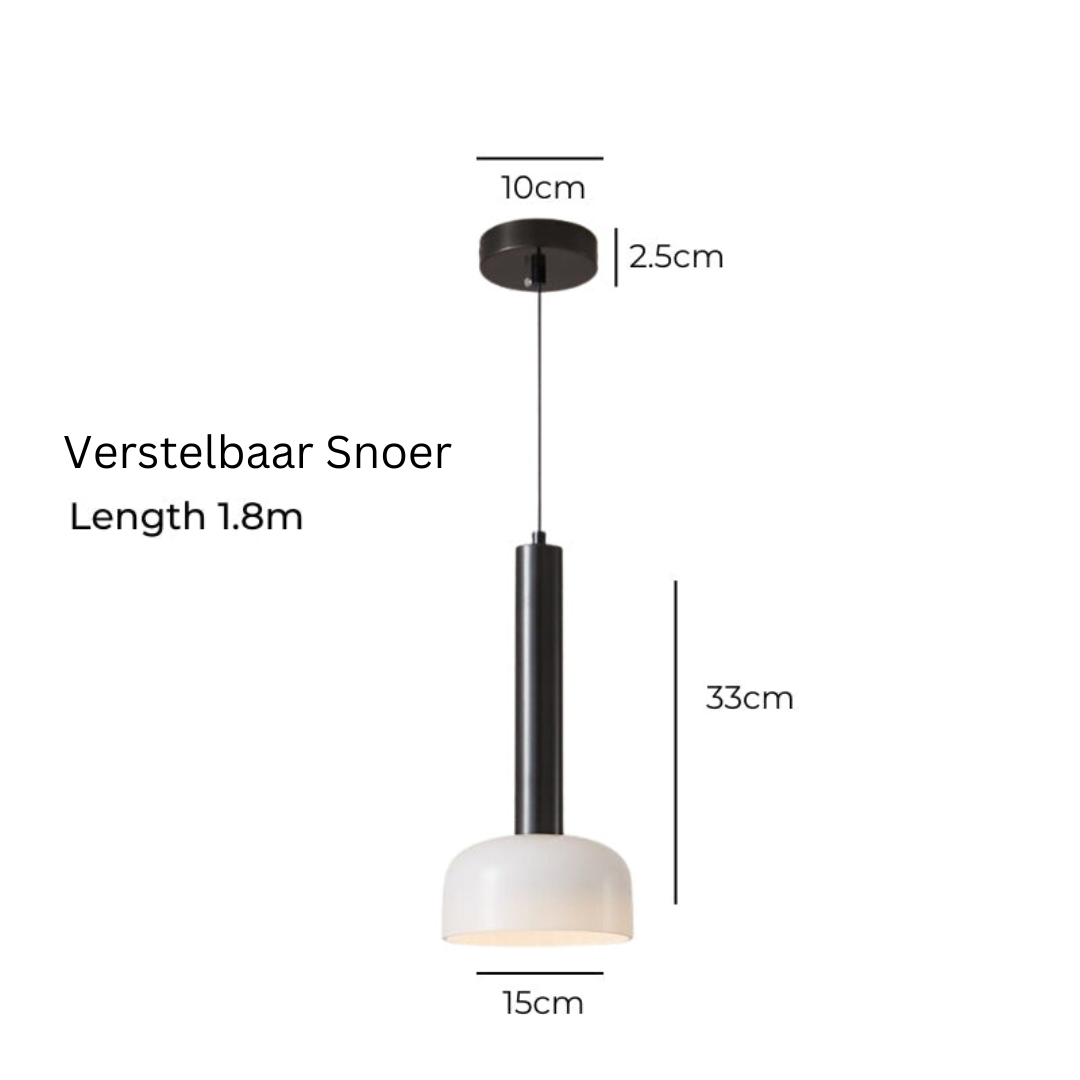 Luxe Minimalistische LED Hanglamp in Koper – Verstelbaar en Elegant