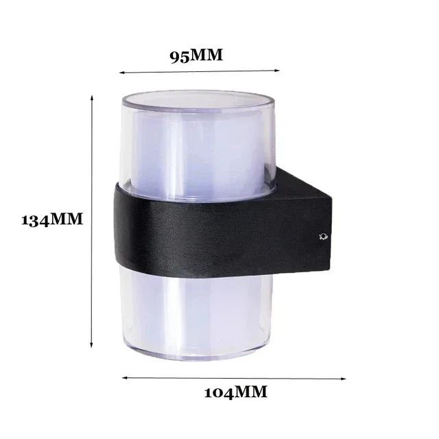 Waterlum Wandlamp - Waterdichte Buitenverlichting voor Tuin en Patio