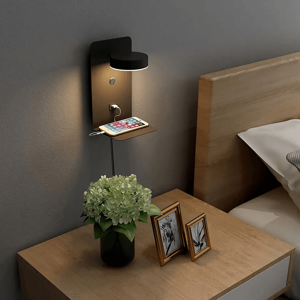 GlowUp Light Station – Moderne Lamp en Oplaadstation