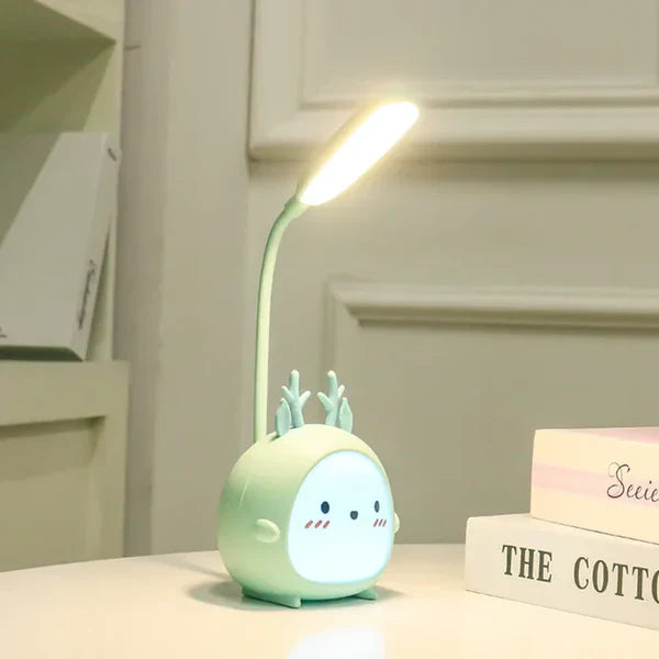 BrightBuddy - Veilig LED Kinderleeslamp met Nachtfunctie