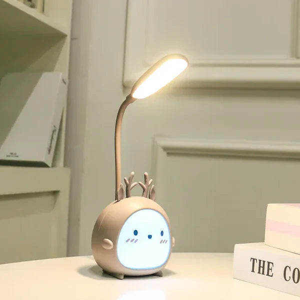 BrightBuddy - Veilig LED Kinderleeslamp met Nachtfunctie