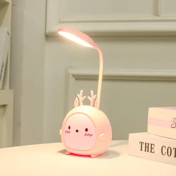 BrightBuddy - Veilig LED Kinderleeslamp met Nachtfunctie