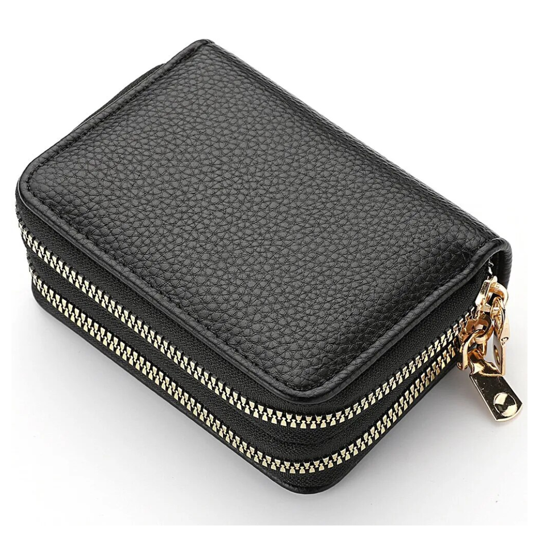 MiniWallet - Trendy Lychee Print Portemonnee