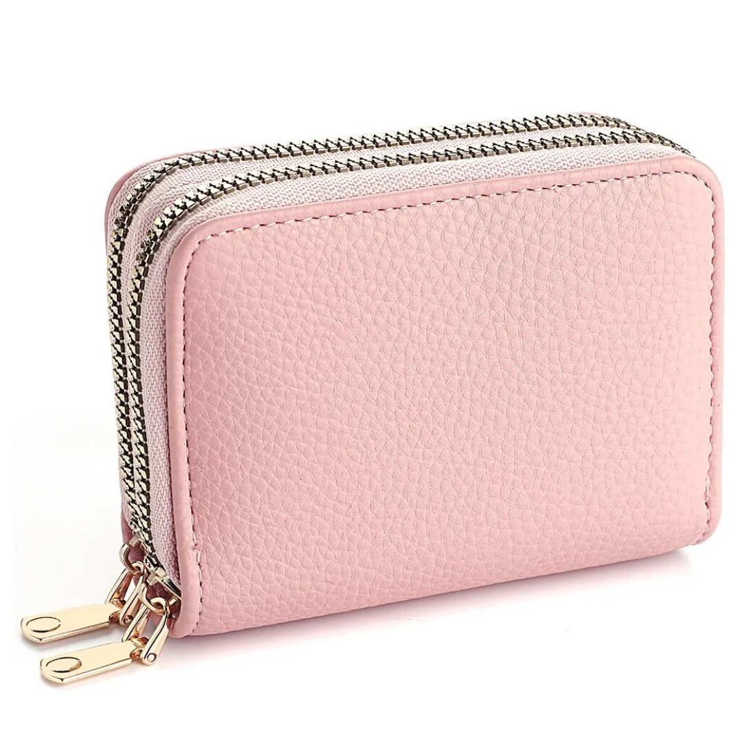 MiniWallet - Trendy Lychee Print Portemonnee