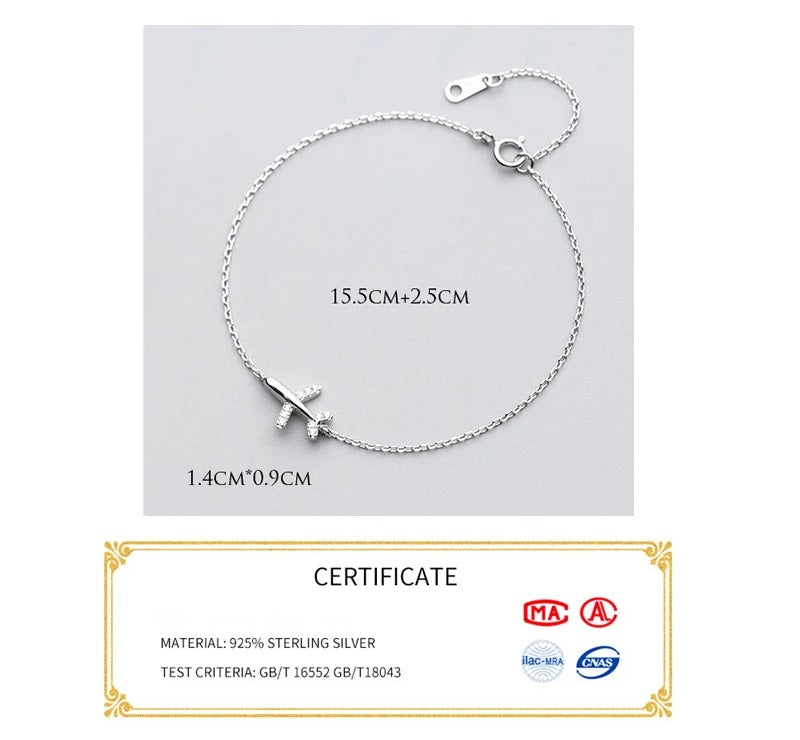 SkyFly Bracelet – Stijlvolle Zilveren Armband