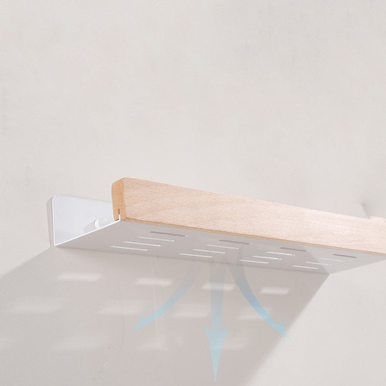 Woodify Wandrek - Stijlvol Douche Rek Zonder Boren