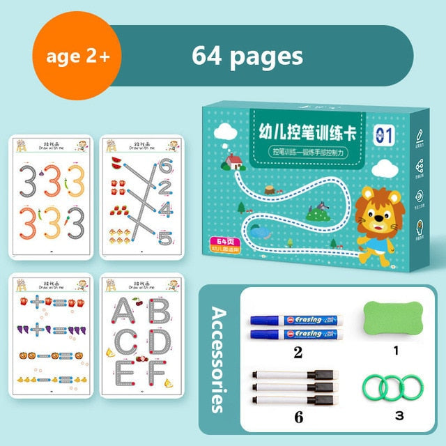 TraceMaster - Educatief Schrijfboekje voor Kinderen
