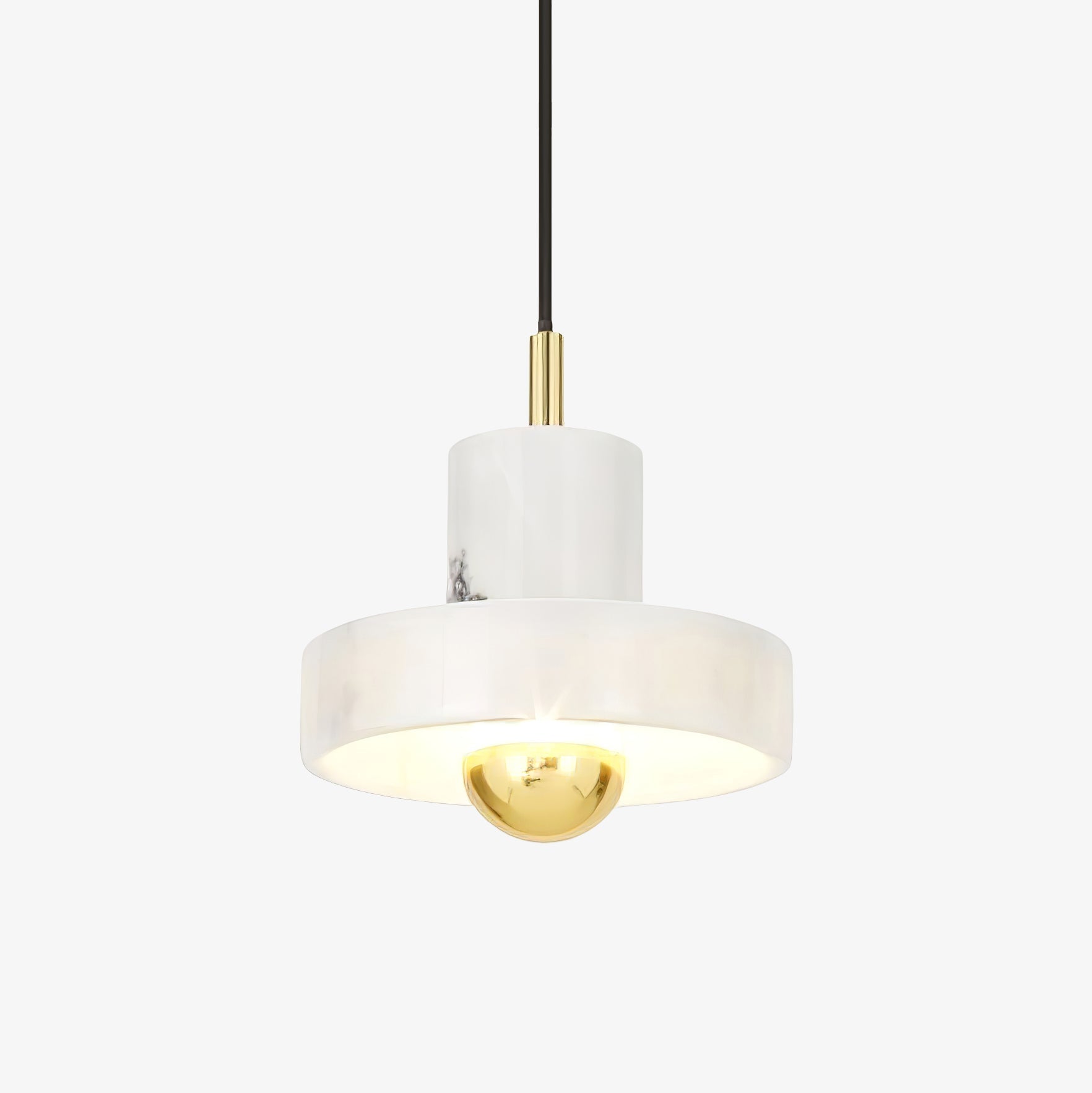 Marbello Luxe - Verstelbare Marmeren Metaal Hanglamp