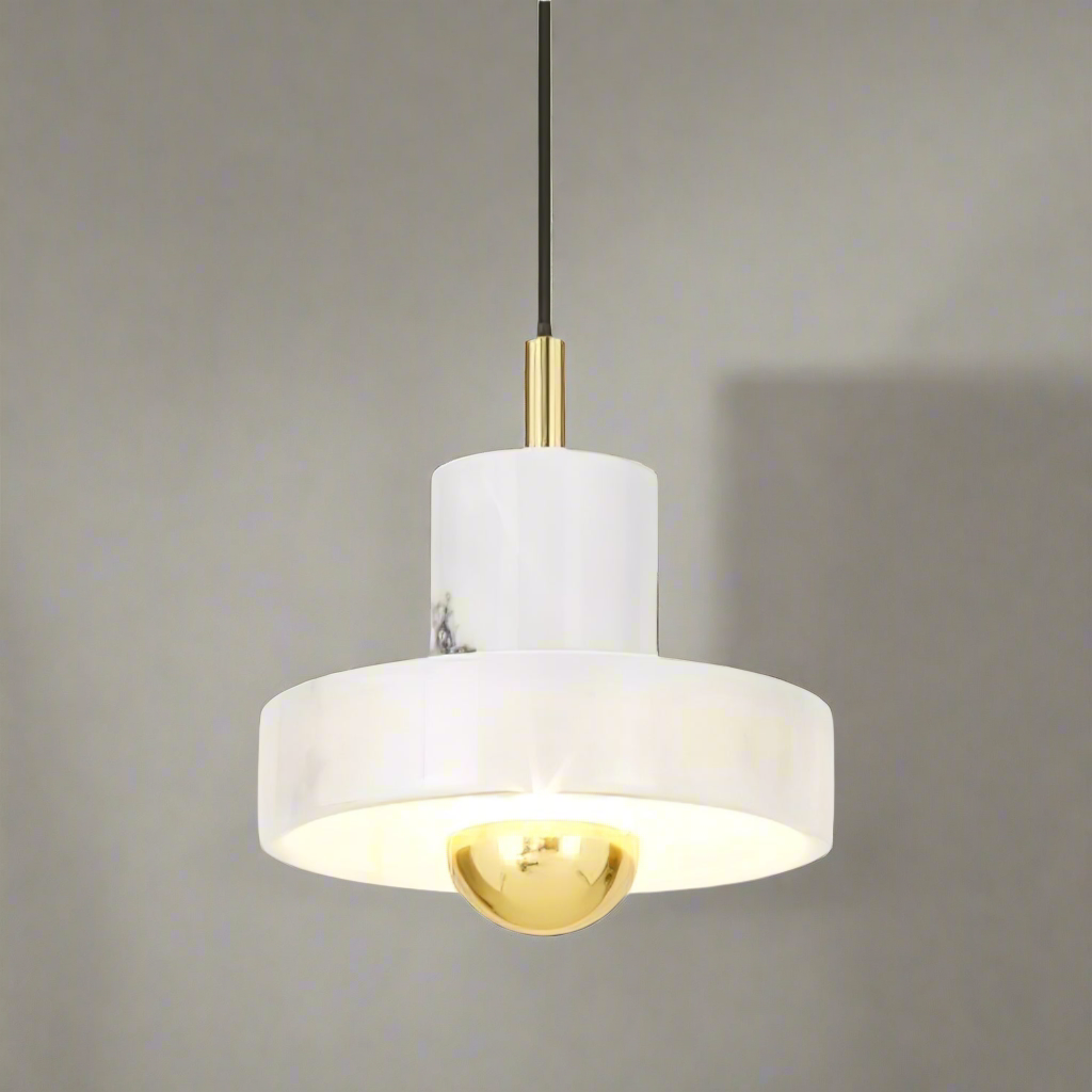 Marbello Luxe - Verstelbare Marmeren Metaal Hanglamp