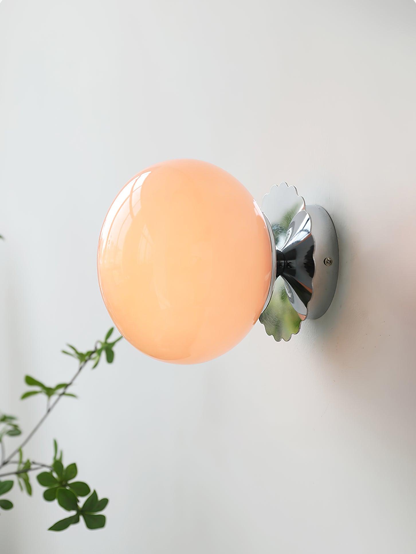 ChicGlow - Elegante Roze Glazen Lamp voor Stijlvolle Interieurs