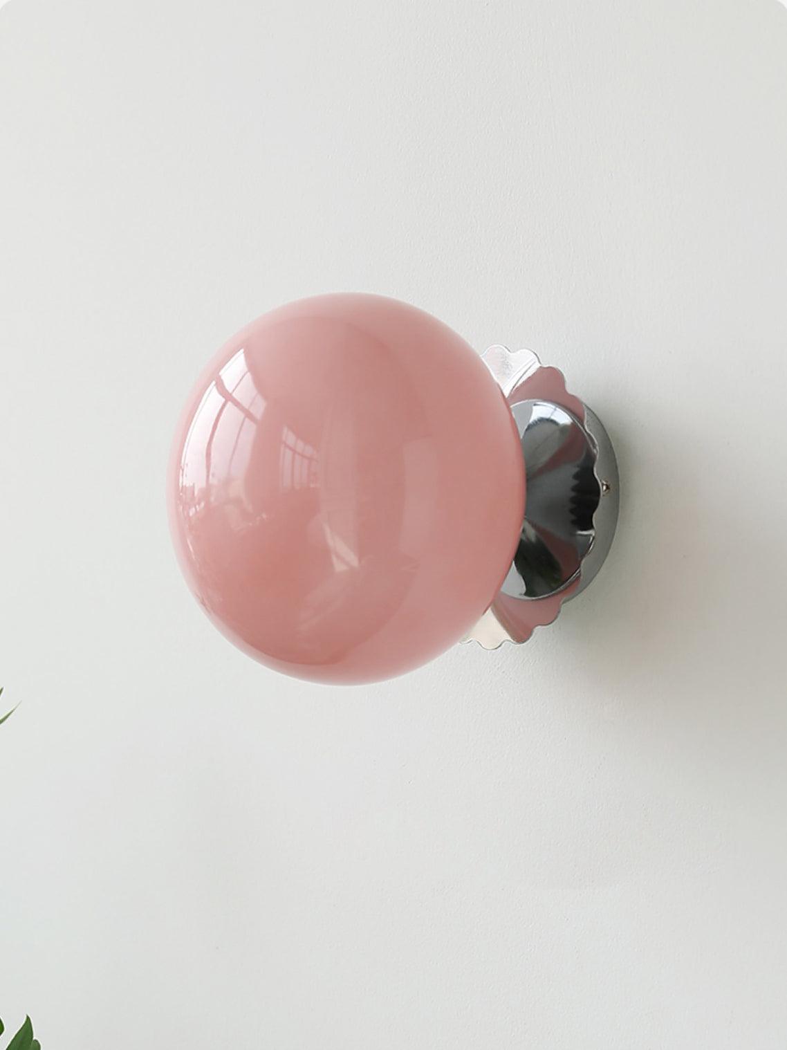 ChicGlow - Elegante Roze Glazen Lamp voor Stijlvolle Interieurs