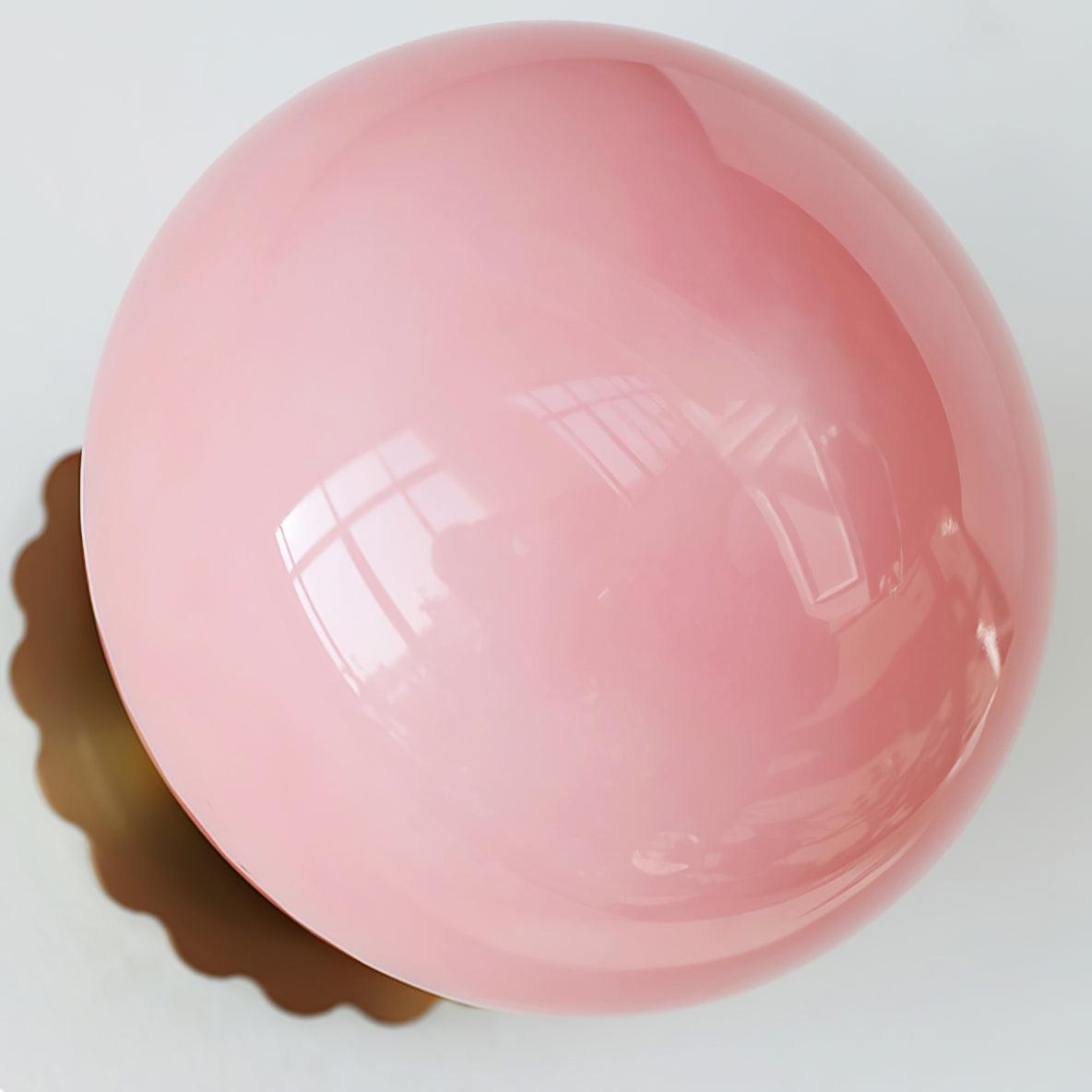 ChicGlow - Elegante Roze Glazen Lamp voor Stijlvolle Interieurs