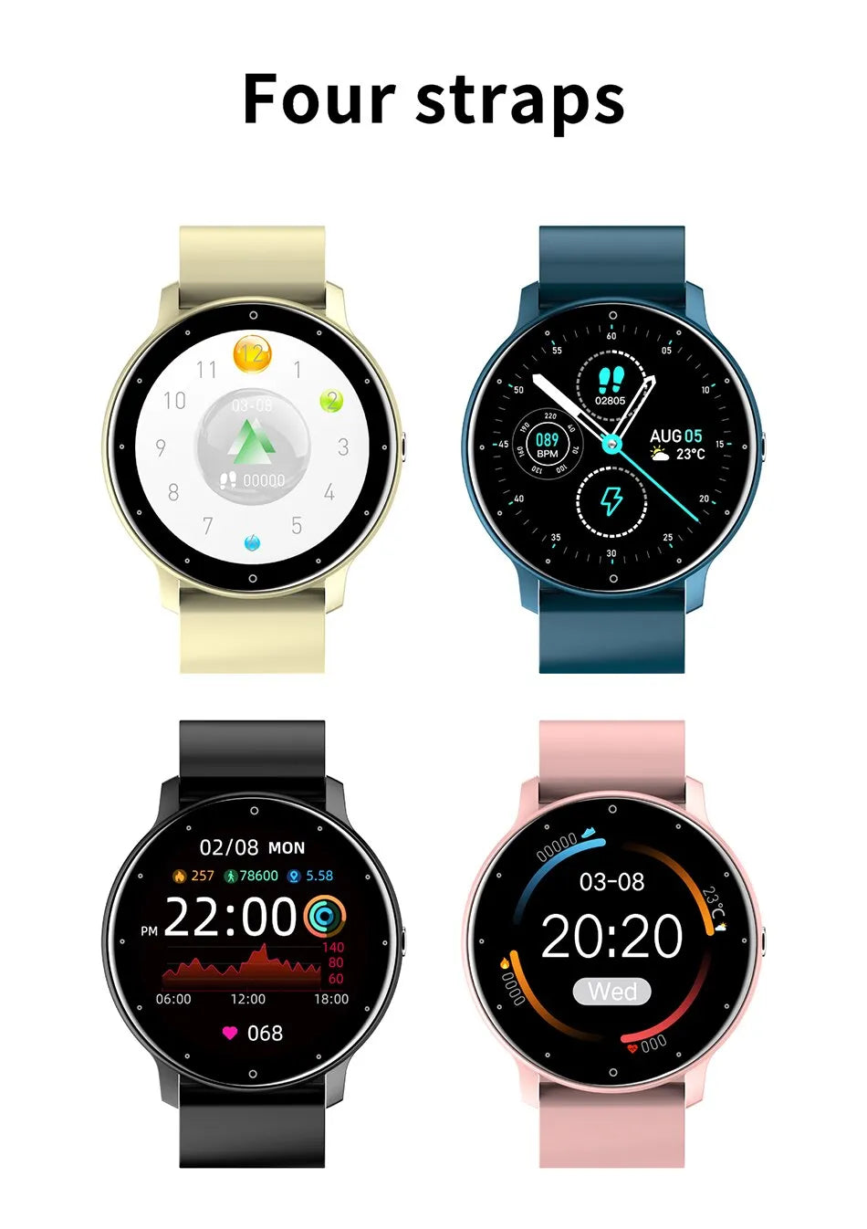 ActiveTrack - Stijlvolle Smartwatch voor Prestaties