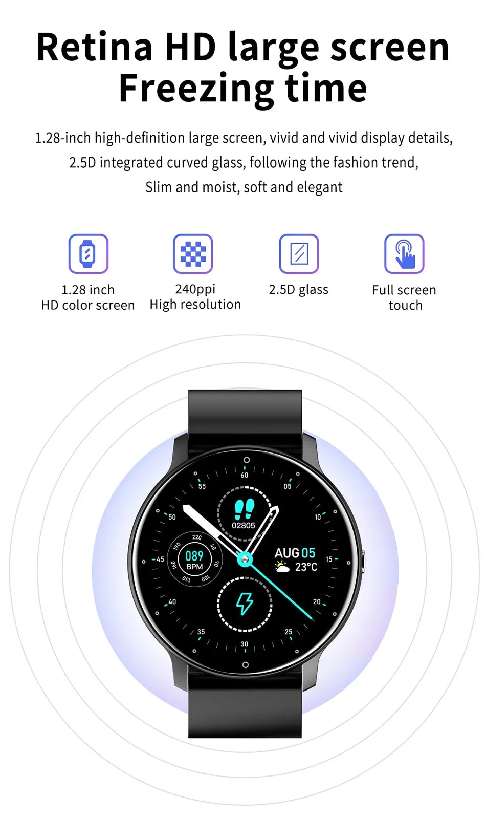 ActiveTrack - Stijlvolle Smartwatch voor Prestaties