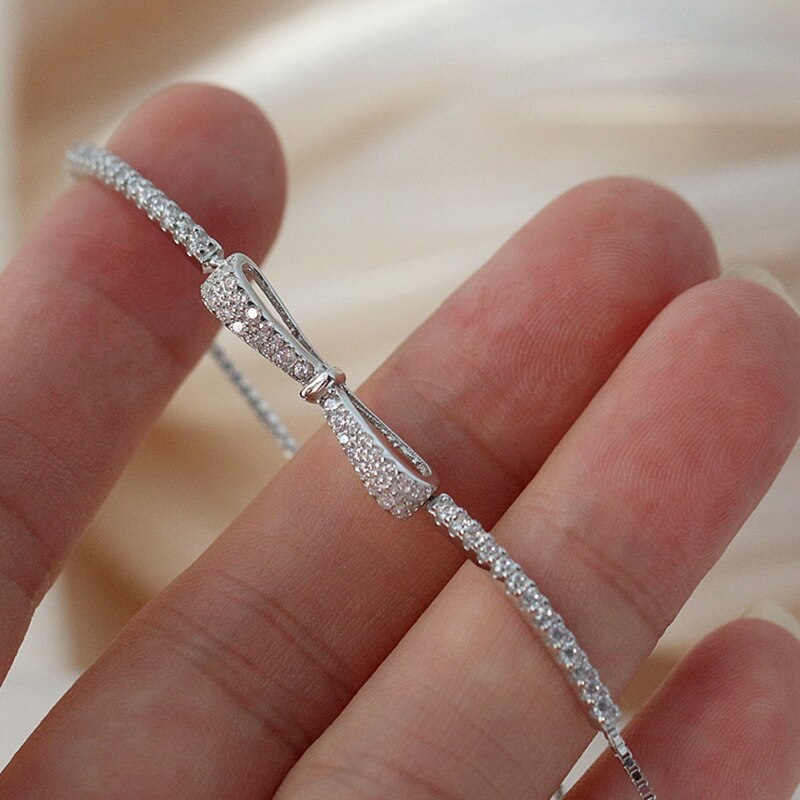 SparkleTennis Bracelet - Elegante Zilveren Armband met Zirkonia