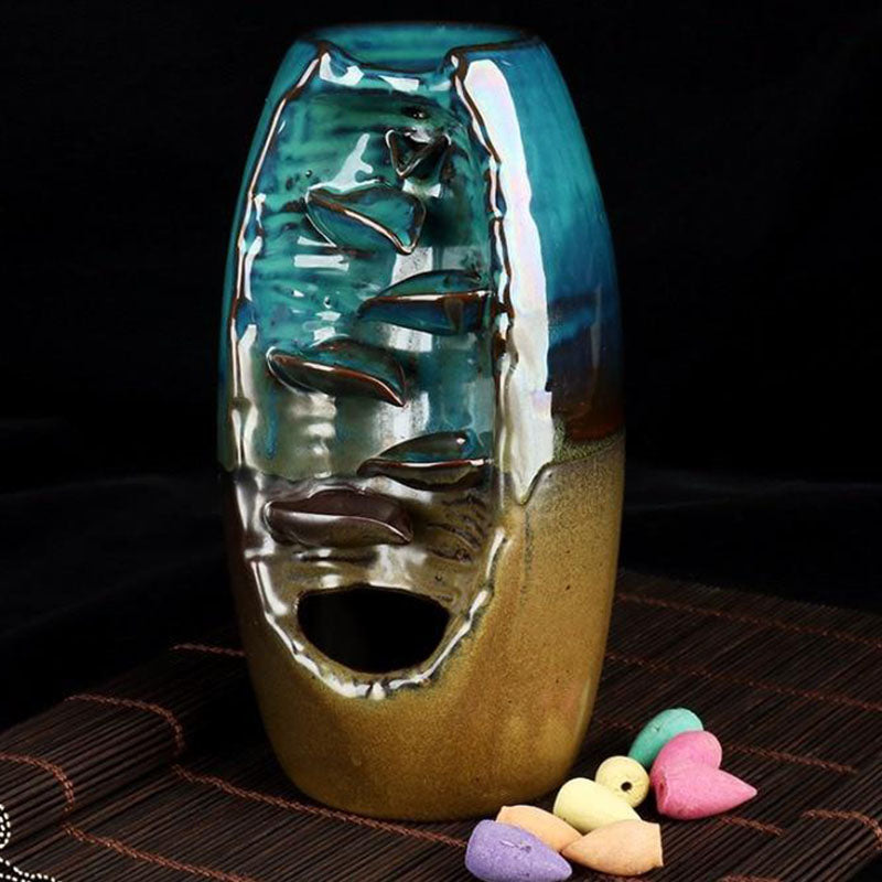 SerenityFlow – Rustgevende Wierook Waterval met Elegantie