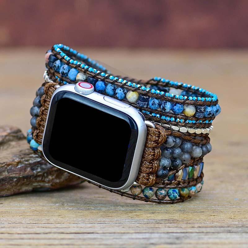 GemStone Band – Luxe Apple Watch Strap Azure