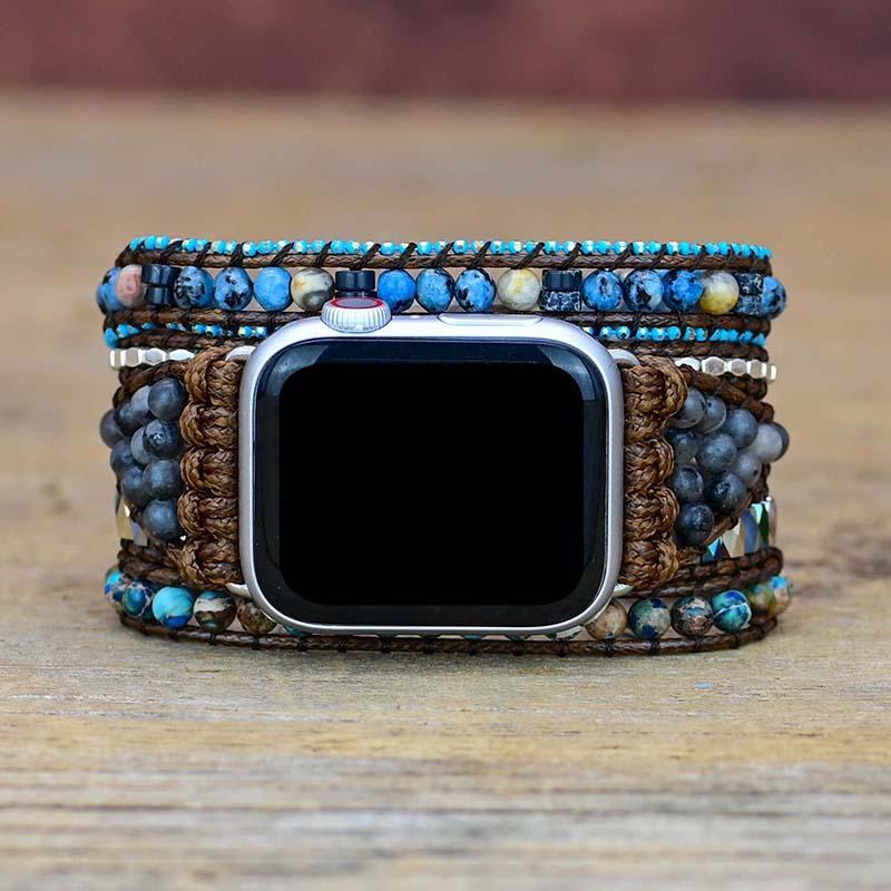 GemStone Band – Luxe Apple Watch Strap Azure
