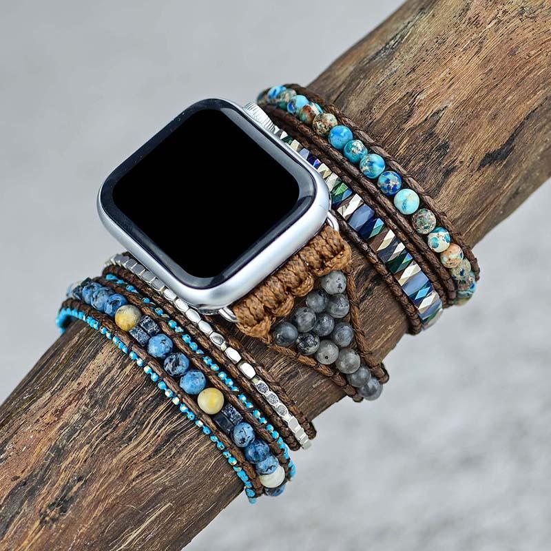 GemStone Band – Luxe Apple Watch Strap Azure