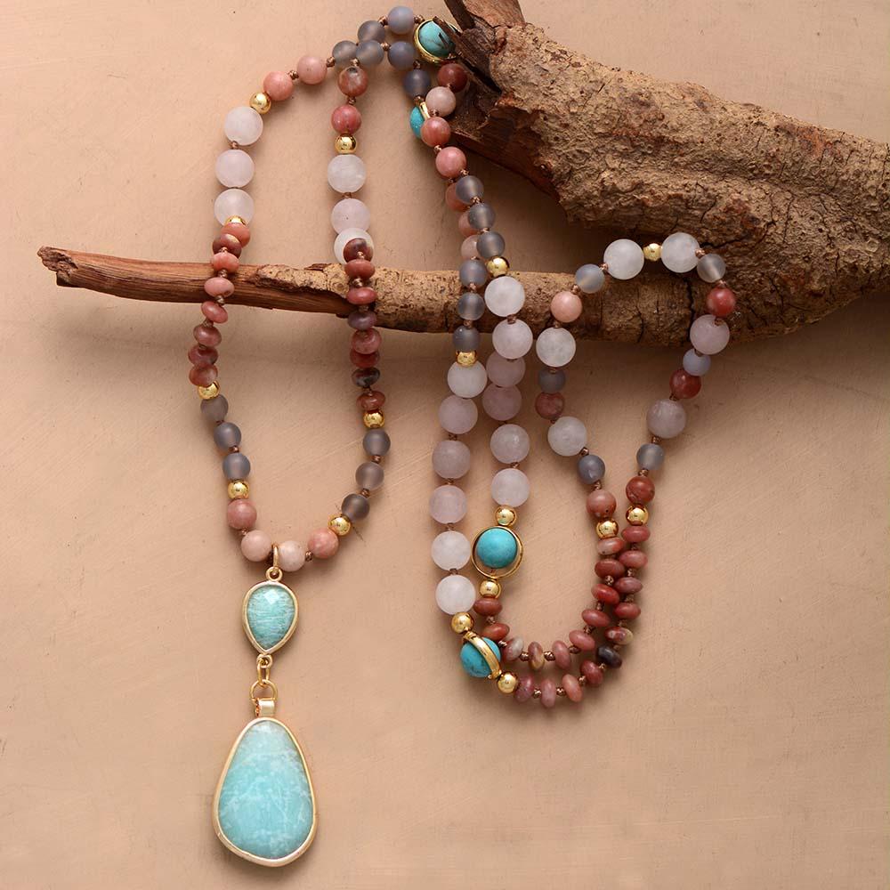 Aurielle Mala Ketting - Diep Reinigende Pastel Hanger